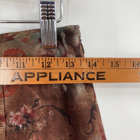 Vintage Eric Casual Novelty Print Angel Cherub Art to Wear Boho Mixed Print Pant - Picture 8 of 10